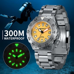 BERNY Automatic 30ATM Diver Men Watch Mechanical Wristwatches Waterproof Male Top Super Luminous Sapphire Sport Diving Watches