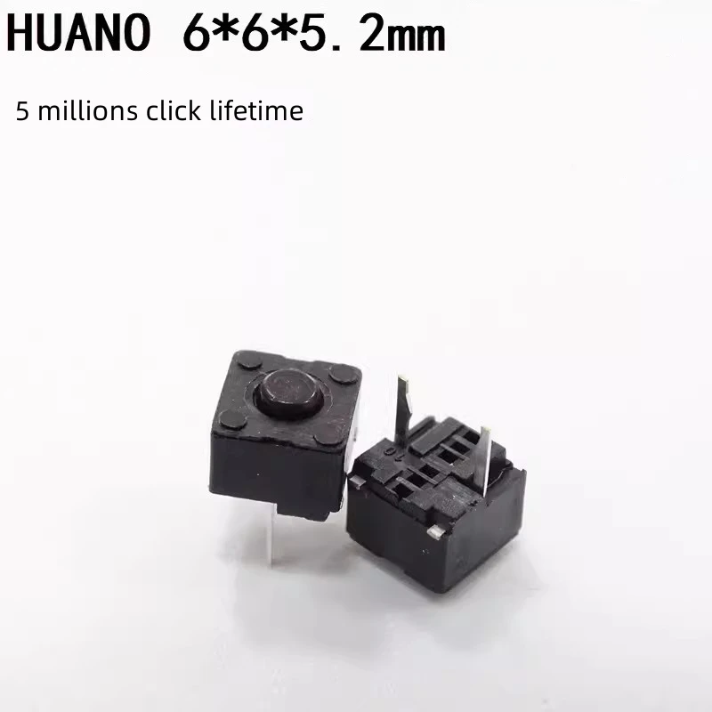 HUANO Kailh Square Mouse Micro Switch 6*6*5.2mm Silent Button For Razer Deathadder 2013 Logitech G PRO X Superlight GPW