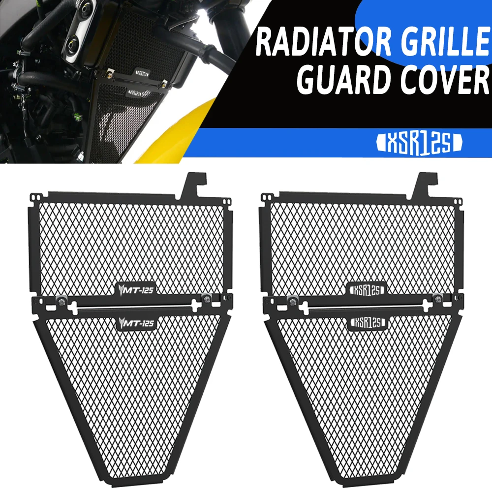 FOR Yamaha  XSR-125 XSR MT 125 MT125 YZF R125  2023 2022 2021 2024 2025 2026 Motorcycle Radiator Grille Guard Oil cooler Guard