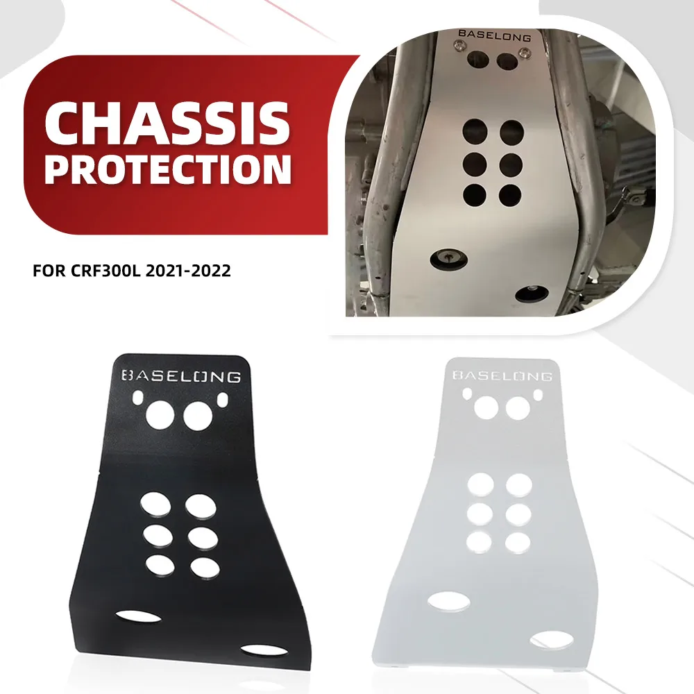 

CRF 300L 2025 2024 Under Engine Protection Cover For HONDA CRF300L 2021-2022 Motorcycle Accessories Skid Plate Bash Frame Guard