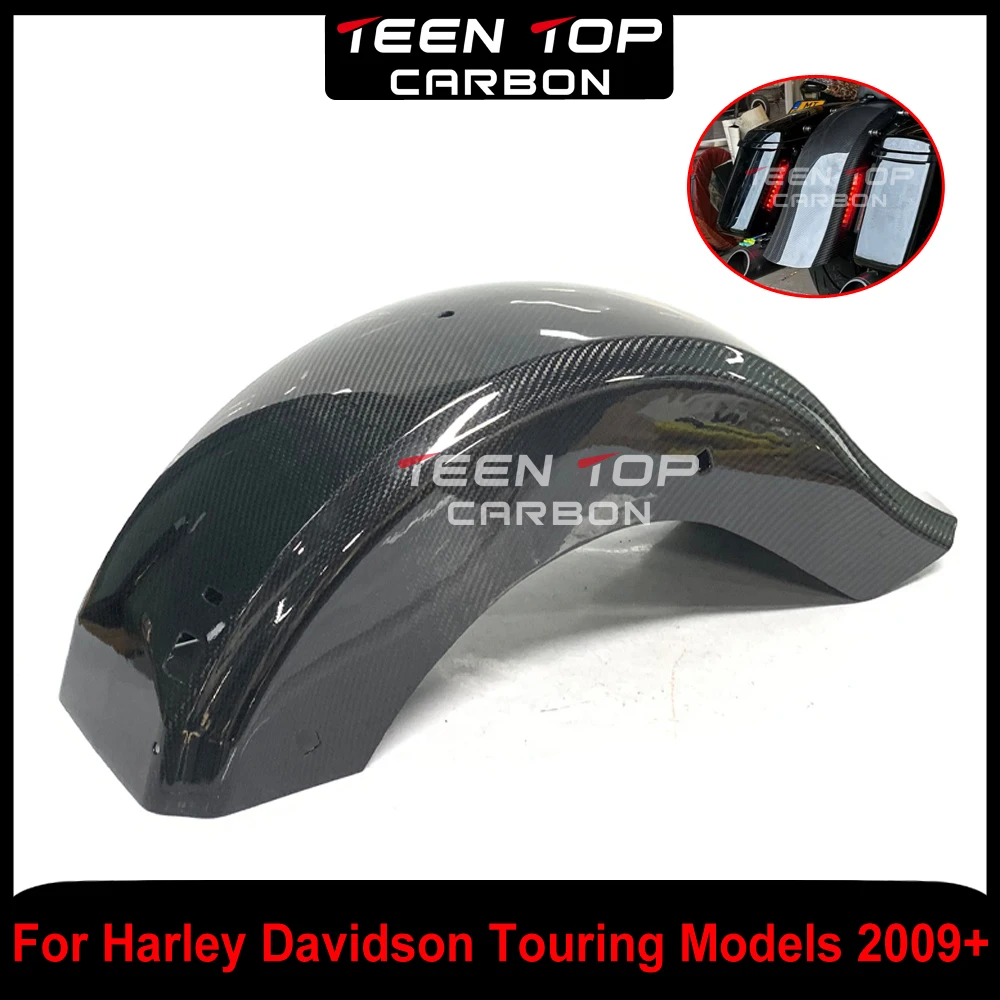 

For Harley Davidson Touring Models 09-23 Rear Mudguard Motorcycle Parts Full Carbon Fiber for road glide Carbon Rear Fender