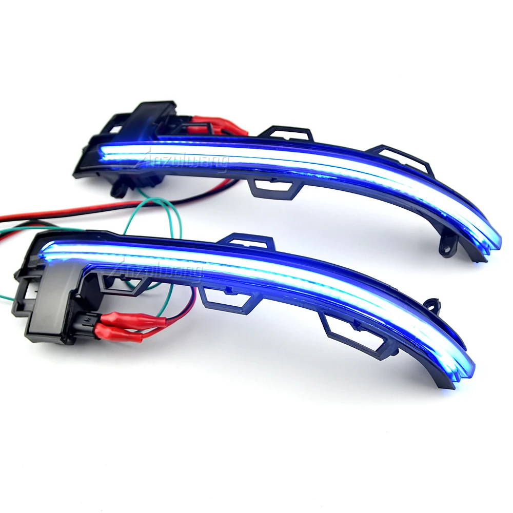 2pcs Fit For BMW X3 X4 X5 X6 X7 G01 G02 G05 G06 G07 Dynamic Blinker LED Turn Signal Rline Touran Mirror Light 2018 2019 2020