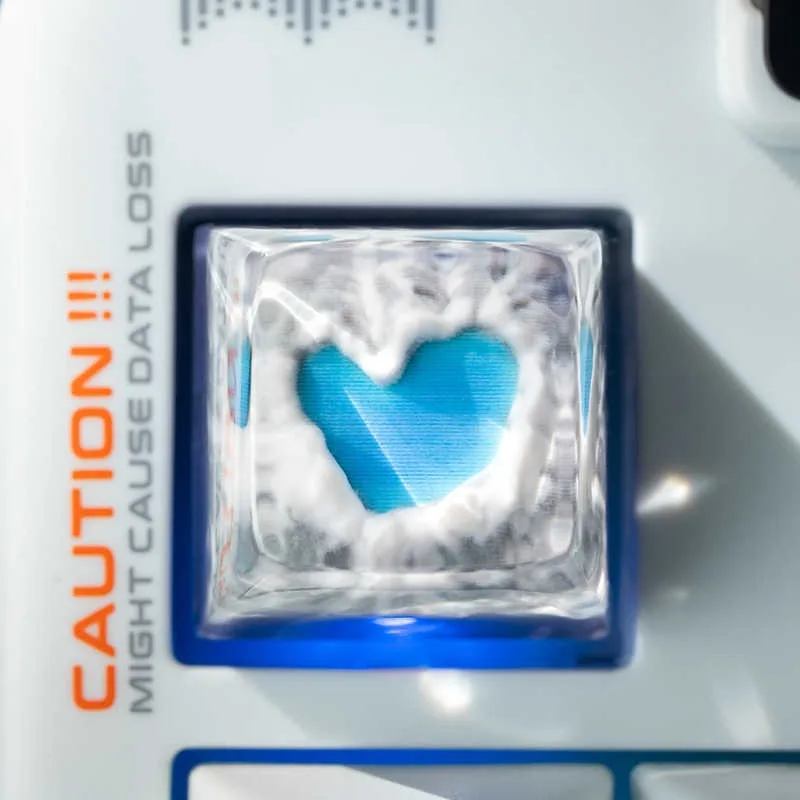 

Changbai Mountain Tianchi Keycap SA Profile-3D Resin Heart Lake Artisan для клавиатур MX, механическая клавиатура на заказ, подарок