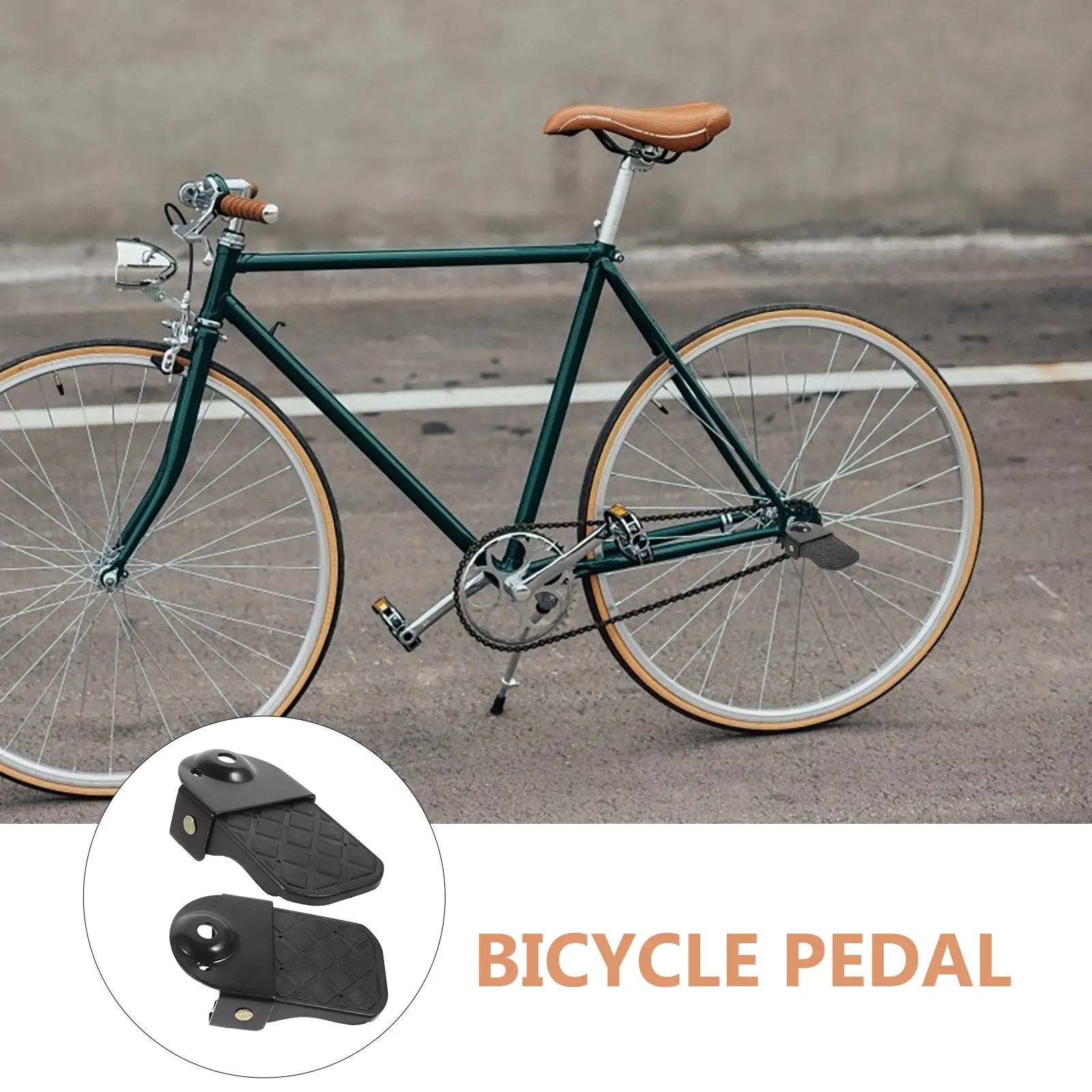 

1 пара сверхмощных велосипедных педалей, противоскользящая складная конструкция для электрических горных дорожных велосипедов, практичные велосипедные протекторы