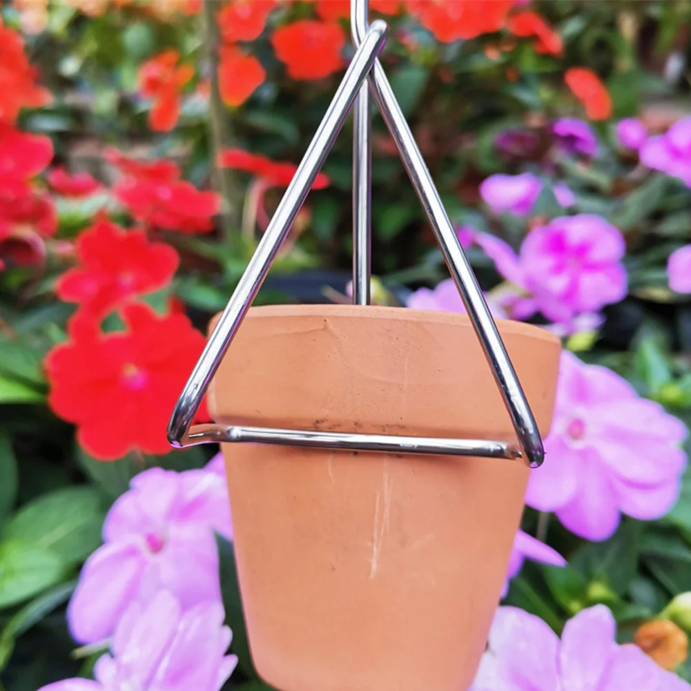 Garden Decoration Plant Hanger Hooks Compatible Flower Pot Hangers Rust Resistant Hooks Multipurpose Plant Display