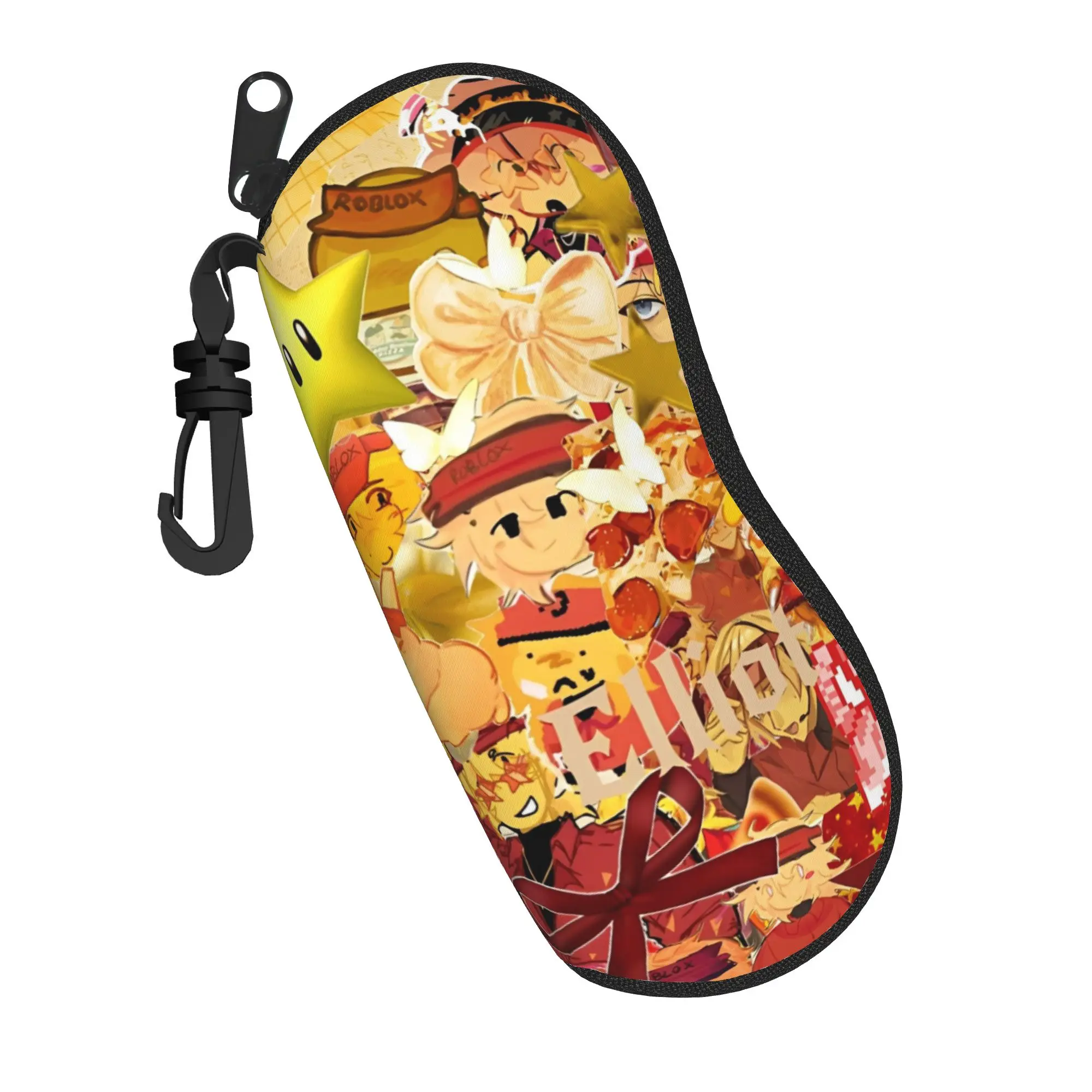 Pizza Elliot Forsakenes Games Glasses Case Unisex Convenient Zipper  Eyewear Storage Box Ultra Sunglasses Box