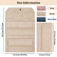 Three colors leather crochet hook storage bag sewing organizer knitting accessories Knitwear enthusiasts crochet tool storage