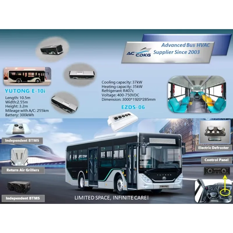 تخصيص 12 فولت 24 فولت جميع الأحوال الجوية سقف جبل التيار المتناوب للحافلة مدرب فان والحافلة المدرسية حالة جديدة للسفر Intercity وEV