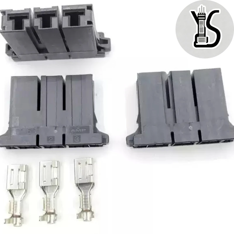 10PCS Original waterproof connector 2-179958-3 With terminal Dynamic 5000 3P black female shell