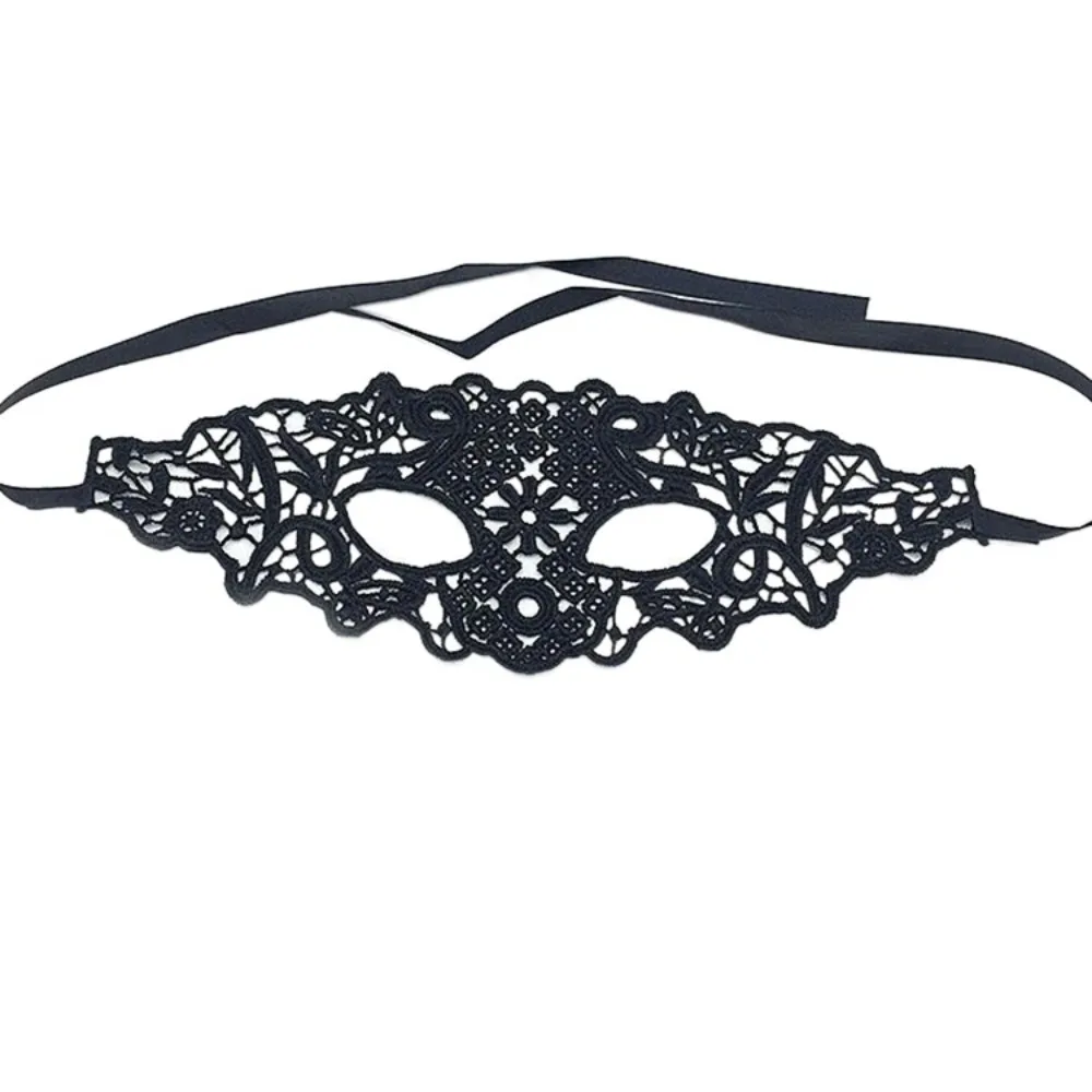 Cute Face Mask Hollow Lace Eye Mask Cosplay Prom Props Fancy Dance Masks Half-face Mask Carnival Venice Mask Nightclub