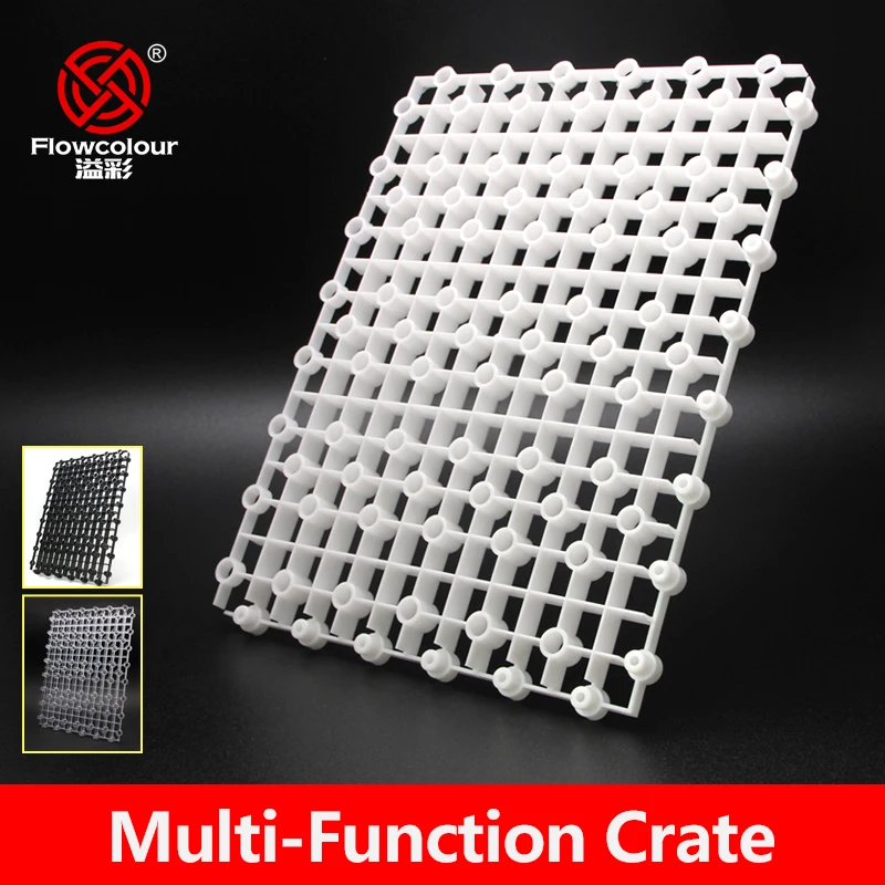 Flowcolour ABS % Floating  Divider Plate PP Multi-Function Crate  Aquarium Fish Tank DIY Tools Garden Water Pipe Connectors