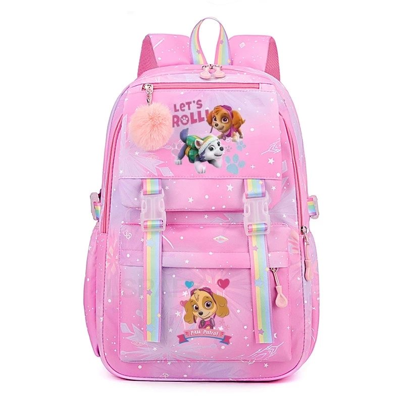 Paw Patrol Cartoon Large capacity Waterproof Backpack for School Kawaii Anime cosplay bag Travel Bag School Student Girl Gift