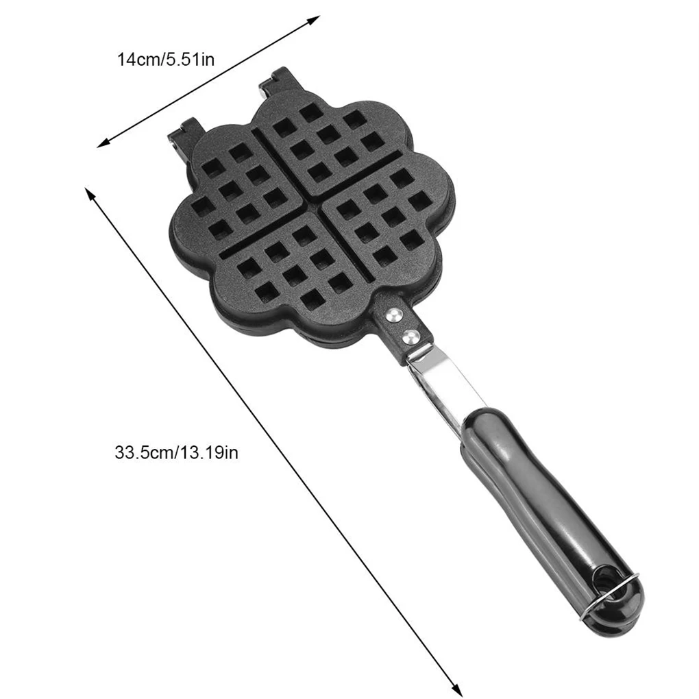 Home Bakery Heart Shape Design Waffle Maker Waffle Mold Pan Mould Tray Non-stick Baking Cooking Tool