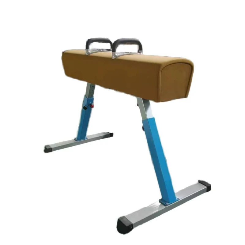 

Hot Sale Factory Training Competition Gymnastics Equipment Trojan Pedals for Physical Skills Training Pommel Horse Campus