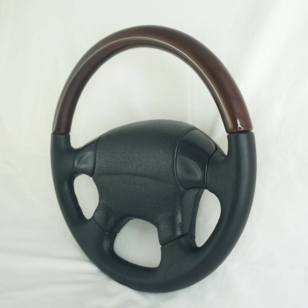 For VW Volkswagen Golf Mk3 Jetta Mk3 Passat B4 Polo Steering Wheel Wooden