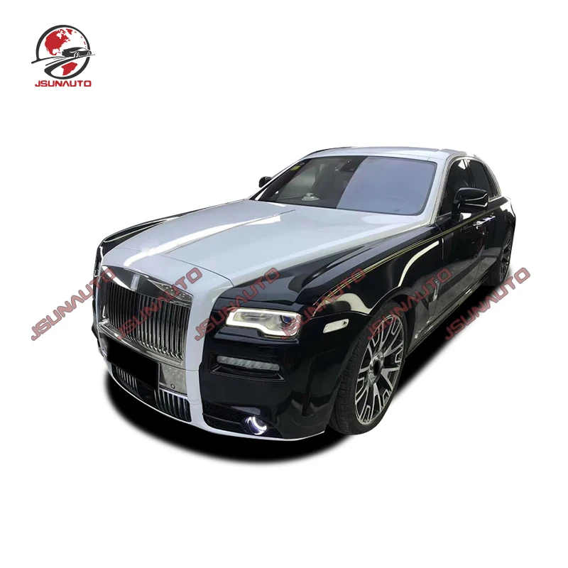 For RR Ghost 2015-2019 Front Bumper Lip Side Skirts Rear Bumper Spoiler For Ghost M Style Body Kit