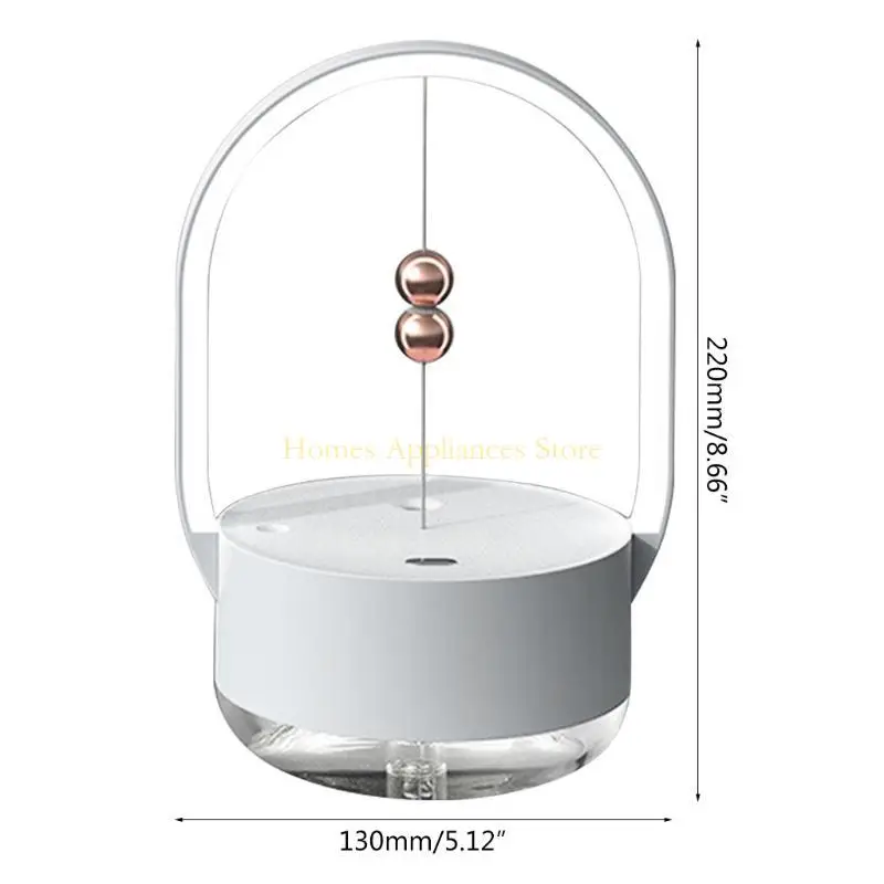 D0AB 350ml USB Humidificador aire aire magnético para oficina viajes, 2 modos niebla