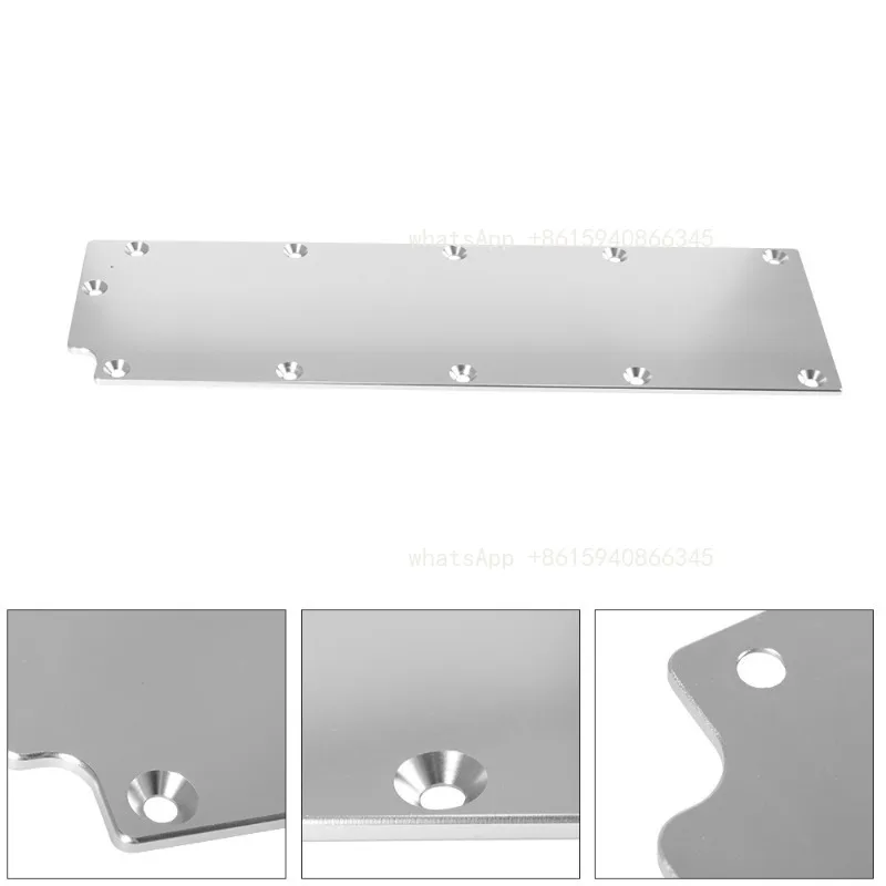 Billet Aluminum Knock Sensor Cover Plate with Gasket For LS Gen 3 4 Engine