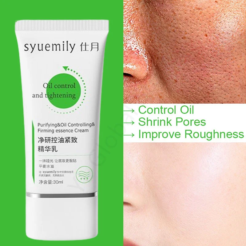 Pore Shrinking Cream Removing Large Pores Face Tighten Repair Pimple Remover Pore Minimizing Moisturizing Men Women Korean Skin