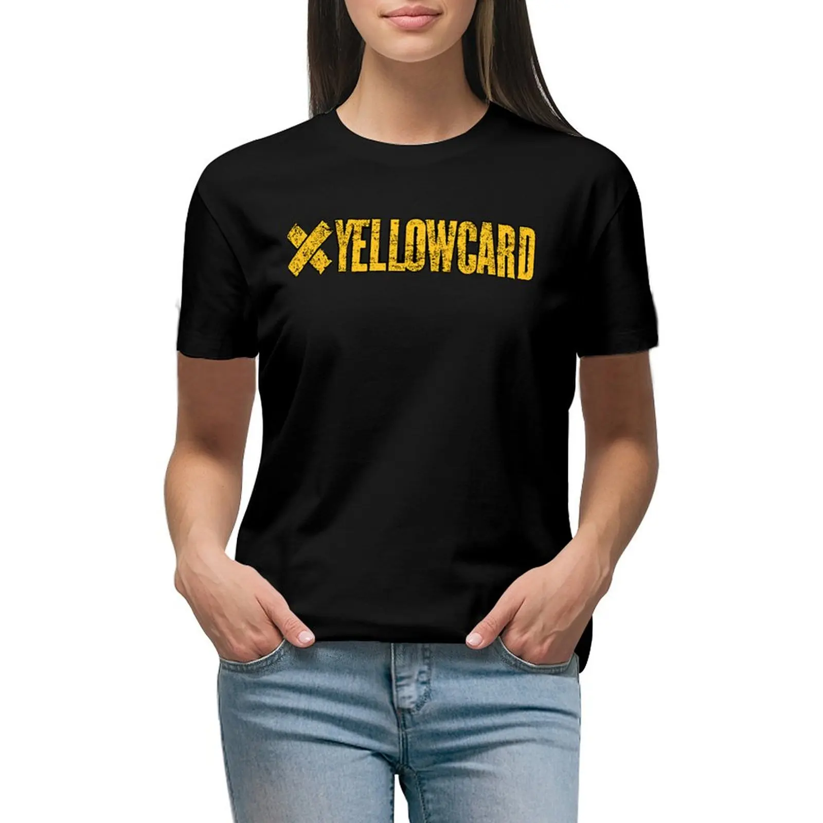 

Yellowcard Classic T-shirt lady clothes aesthetic clothes oversized Woman T-shirts