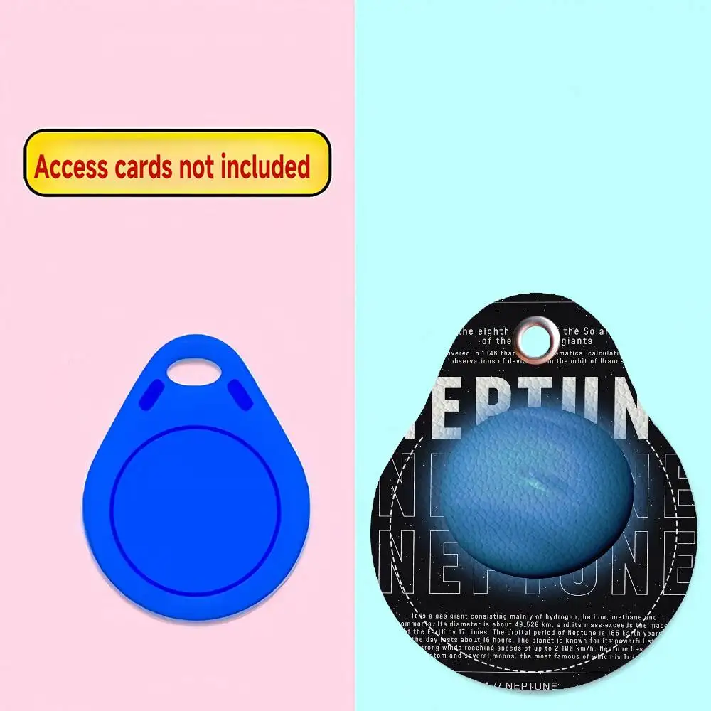 خمر الفضاء علم الفلك الرسم البياني القمري بو الجلود المفاتيح واقية قفل الباب التحكم في الوصول العلامات حافظة للبطاقات مفتاح العلامة الدائري #4