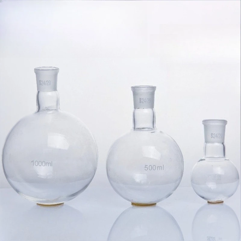Single Mouth Round Bottom Flask 5/10/25/50/100/250/500/1000/2000ml Glass Flask