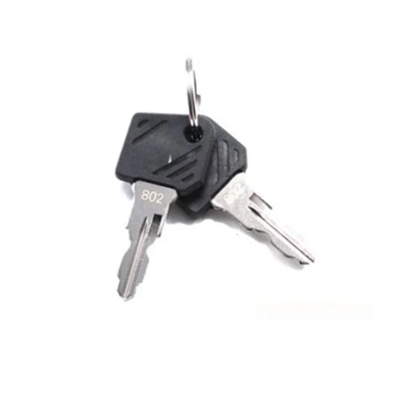 2pcs 802 Ignition Key For Linde Forklift - E16 - L12