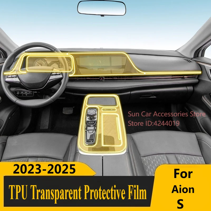 

Для GAC Aion S 580 LFP 2023-2025 экран центрального управления внутренняя наклейка TPU защитная пленка салон автомобиля модифицированные аксессуары