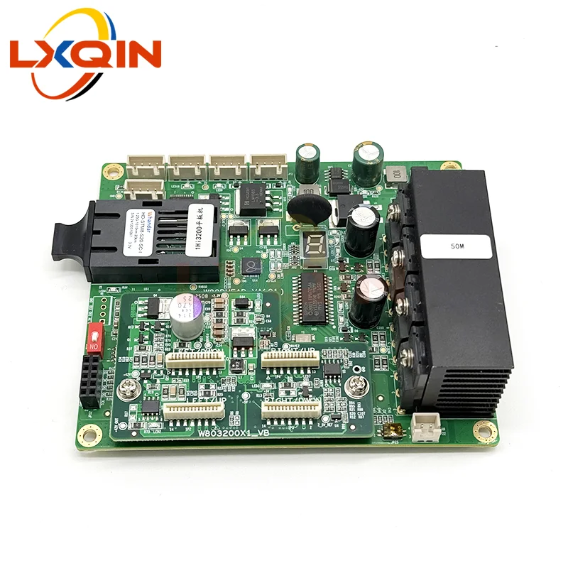 LXQIN i3200 print head Wellprint  board for Epson i3200 printhead board single head flatbed machine