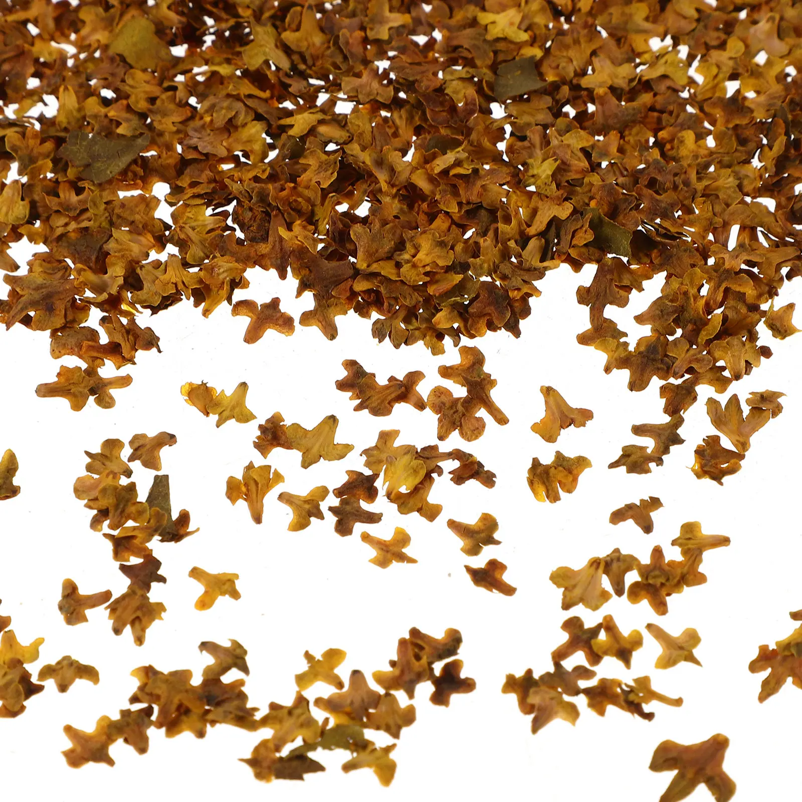 

Artificial Autumn Leaves: Miniature Basing Material for Fairy Garden Layout Craft Projects Faux Fall Decor Scene