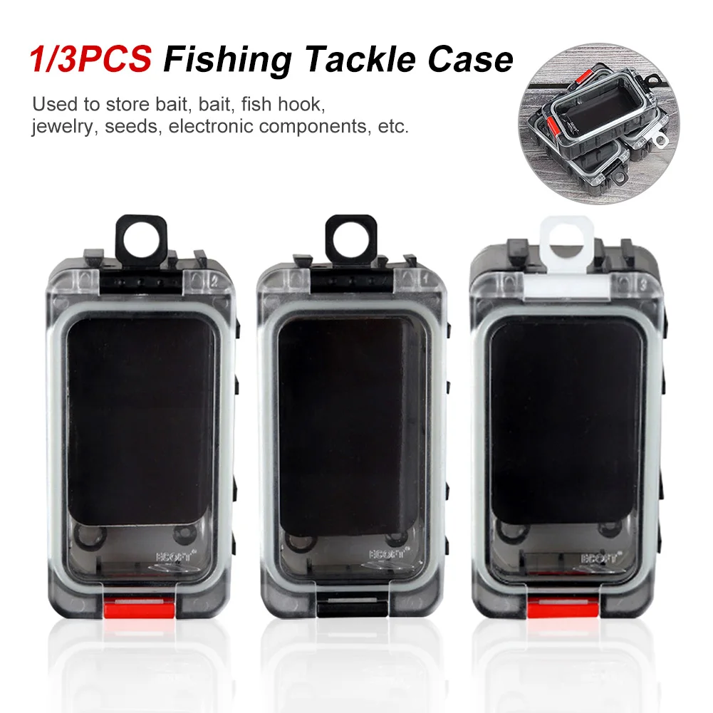 Scatole combinate gratuite Trinity Anello di tenuta luminoso Magnete da 3 M Gomma Cubo impermeabile Contenitore per esche Attrezzatura da pesca Cassetta degli attrezzi