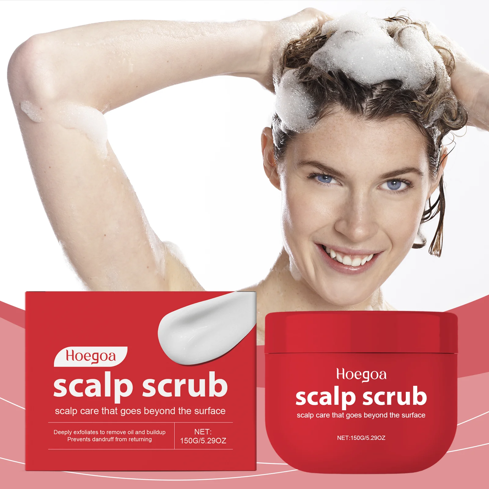 150g Scalp Scrub Exfoliating Deep Cleansing Anti Dandruff Treatment Nourishing Formula For Oily Dry Scalp Relieves Itch Shampoo