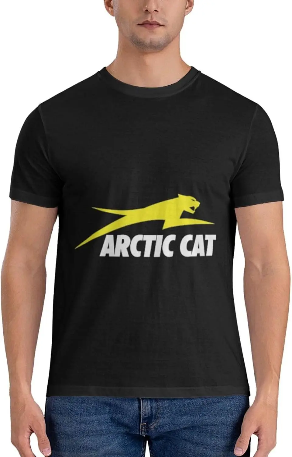 Arctic Cat Cotton Trend Round Neck T-Shirt Men's T-Shirt