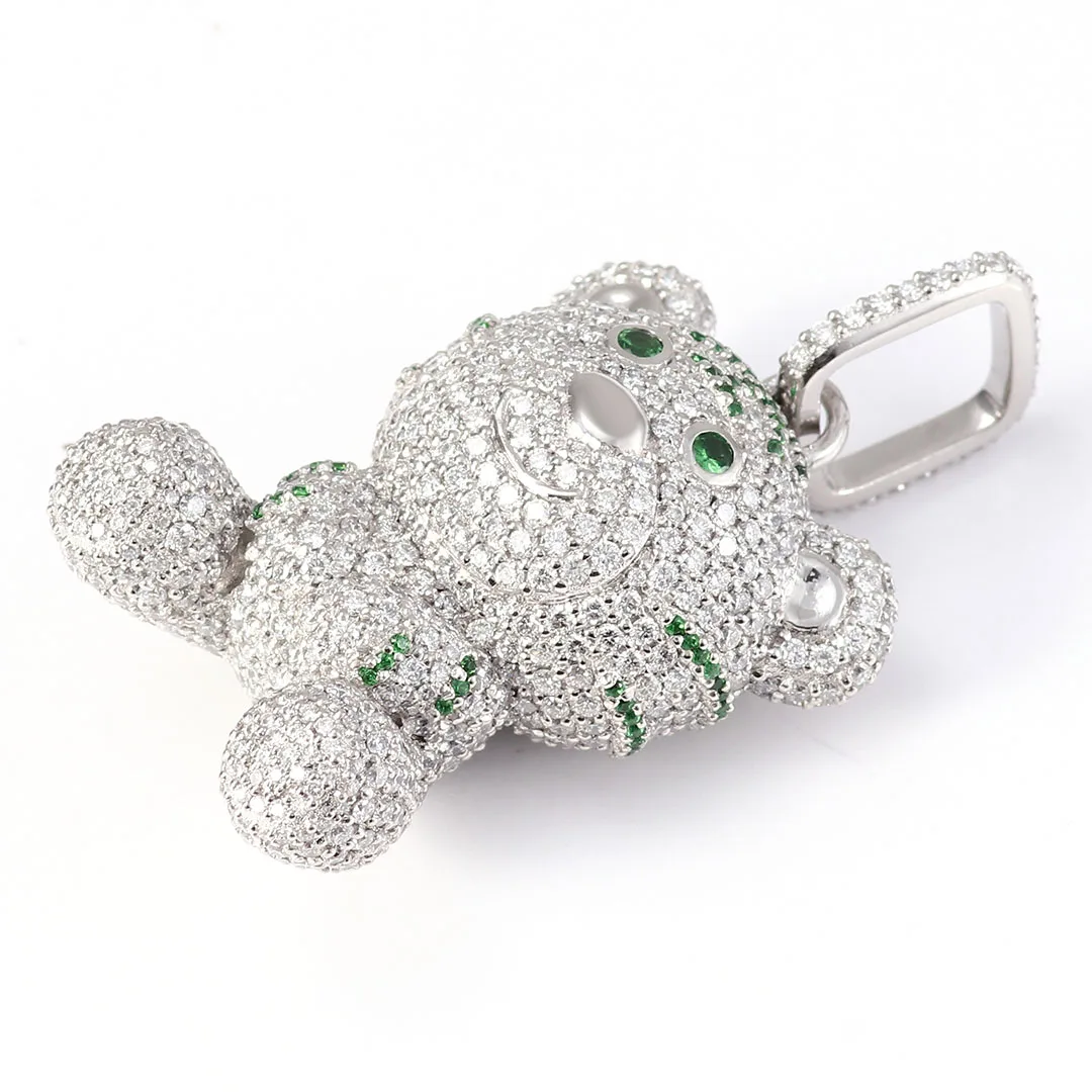 بروفانس بلاتيوم الكرتون الدب سحر مع كامل تمهيد جولة مويسانيتي الماس للنساء تخصيص شخصية سحر الذكرى #6