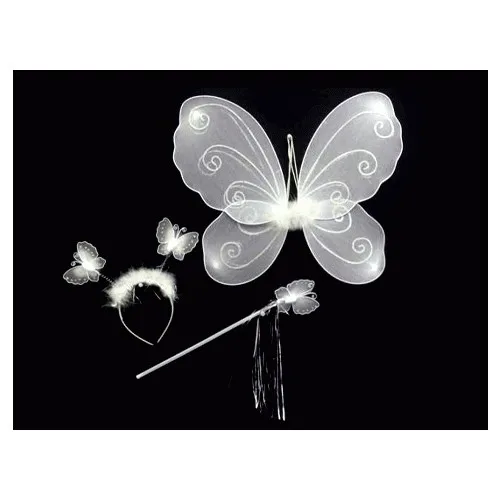 Dnzstore Show Butterfly Wing (3 Piece)-White