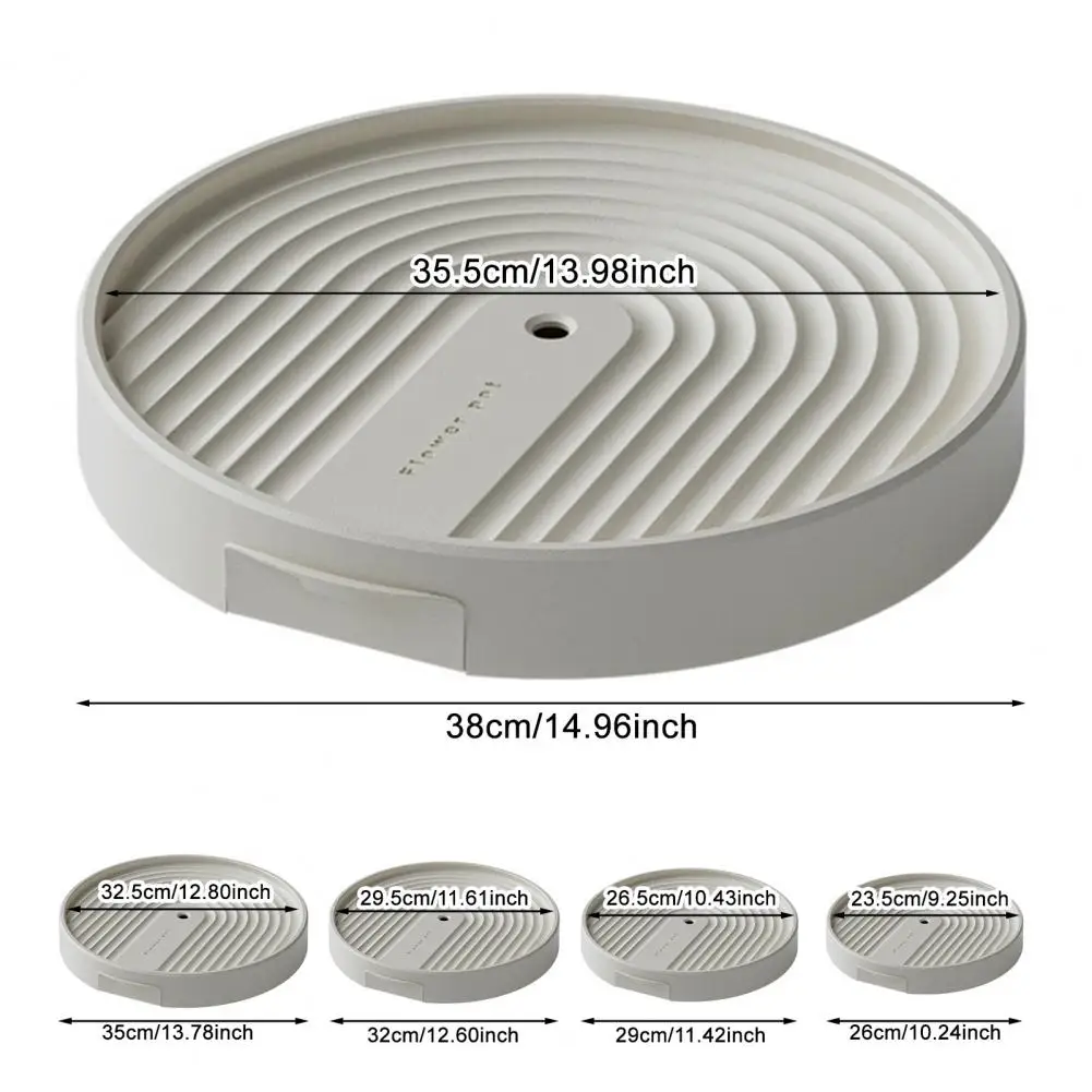 Plant Pot Tray with Wheels Flower Pot Tray with Concealed Water Collection Reservoir Rolling Plant Caddy with Hidden for Indoor