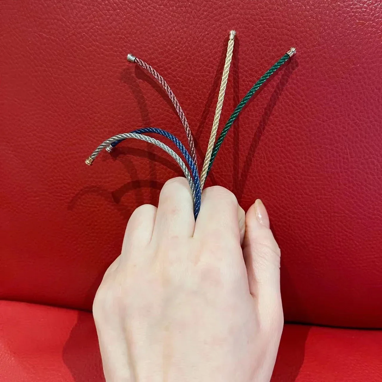 

Luxury jewelry chain, size M (12-18 cm), 1:1 logo fits horseshoe bracelet, high quality, couple's gift, wholesale,