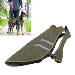 Dog Raincoat Waterproof Hoodie Jacket Rain Poncho Pet Rainwear Clothes With Reflective Stripe Outdoor Dogs Raincoat