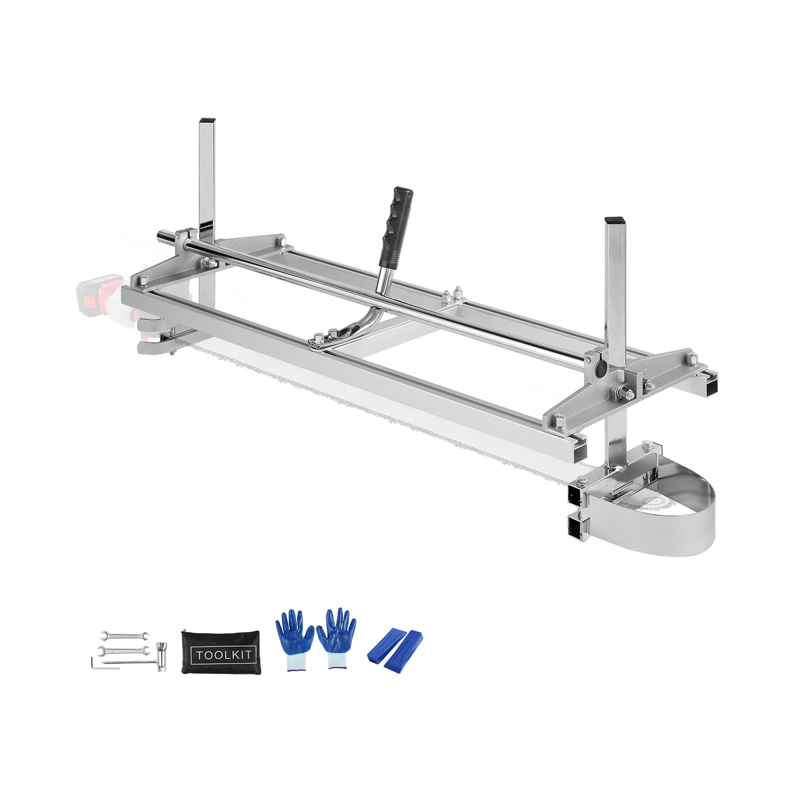 

SucceBuy 14-36" Chainsaw Mill Sawmill Guide Bar Chain Saw Planking Mill with 0.2-11.81" Cutting Thickness for Builder Woodworker