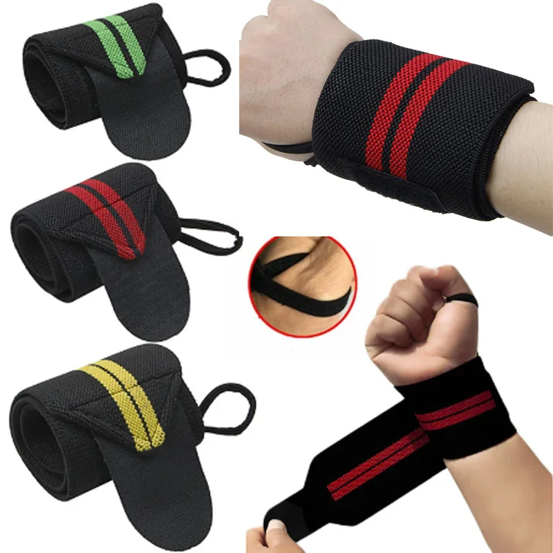 Adjustable Wrist Straps Men Women Elastic Wristband and Wrist Fixers of Athletes Powerlifting Wrist Straps 1PC Hand Brace Access