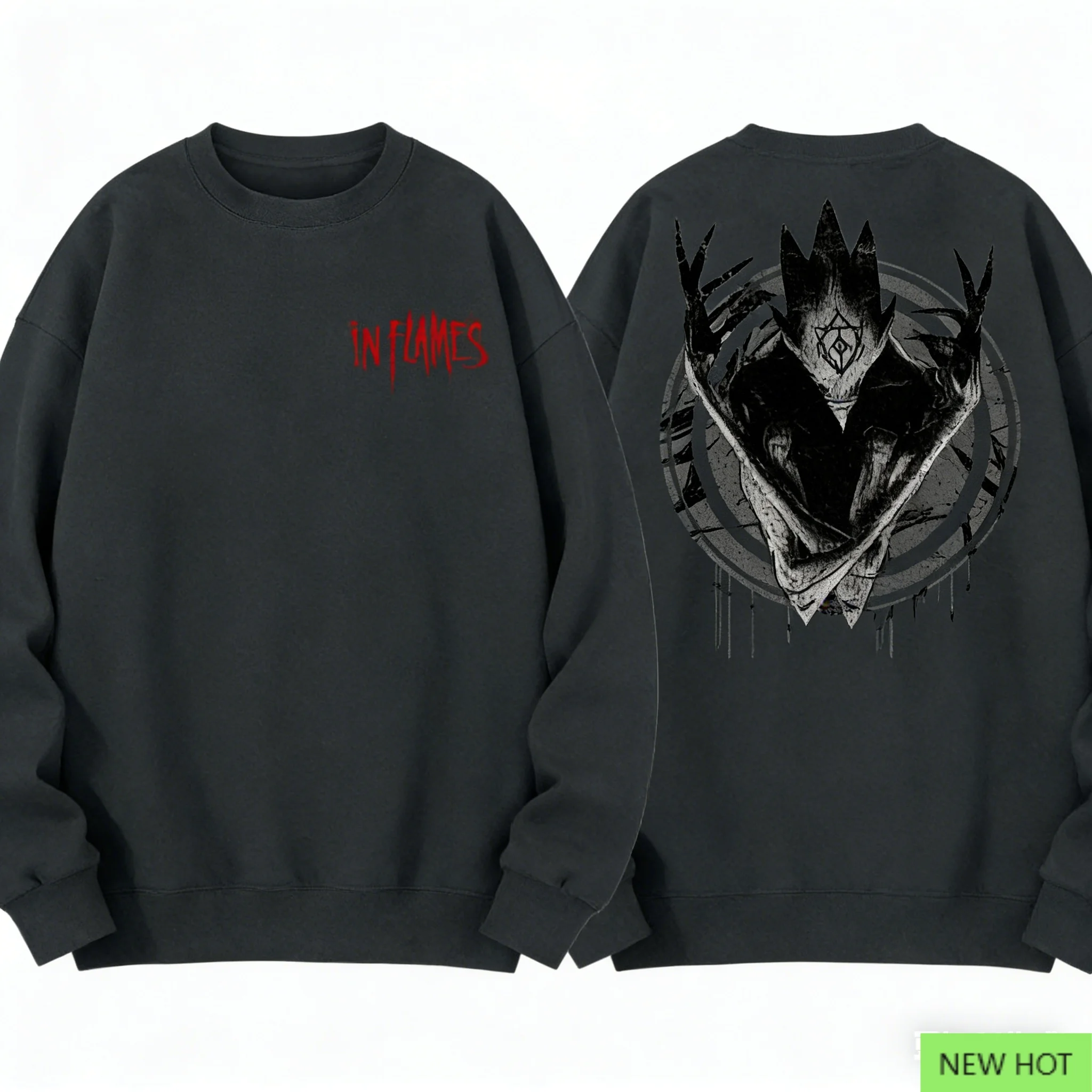 ميتاليكا لـ Whom The Bell Tolls Crewneck، توب معدني ثراش، مثالي للمعجبين الذين يحبون American Thrash Metal & Epic Vibe