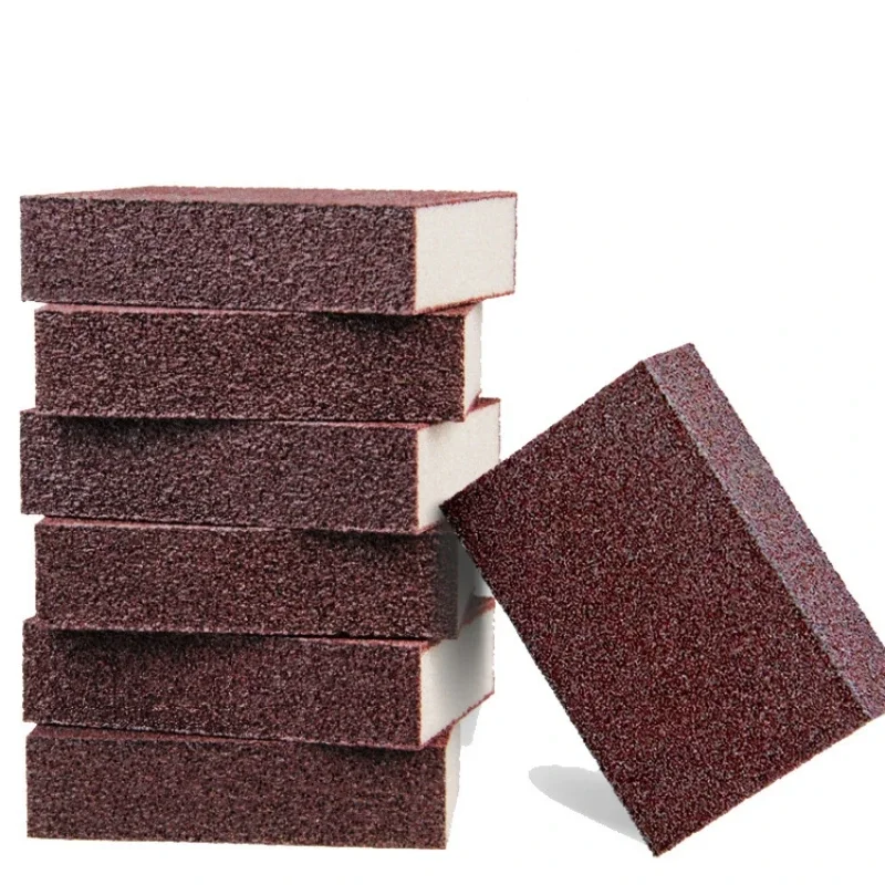 Magic Sponge Eraser Descaling Emery Cleaning Brush Silicon Carbide Descaling Cleaning Brush Stove Top Pot Kitchen Tools