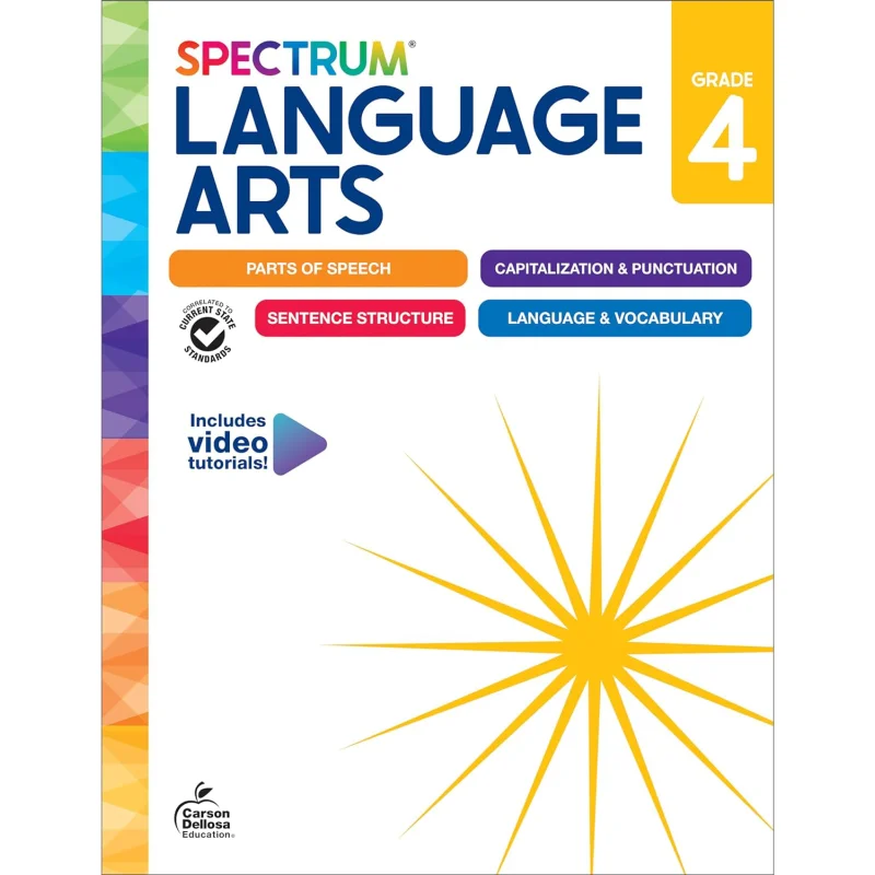 

Spectrum Language Arts Workbook Grade 4 Spectrum Carson Dellosa Education 9781483871387 Book