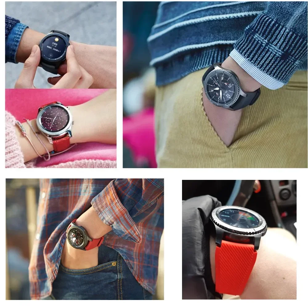 Silicone Band For Xiaomi Watch S3/S2/S1 Active/S1 Pro/Mi Watch Color2 Watchband For Xiaomi Watch 2 Pro Sport Quick Release Strap