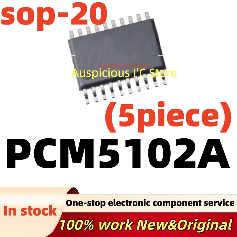 (5PCS) PCM5102A PCM5102APWR sop-20