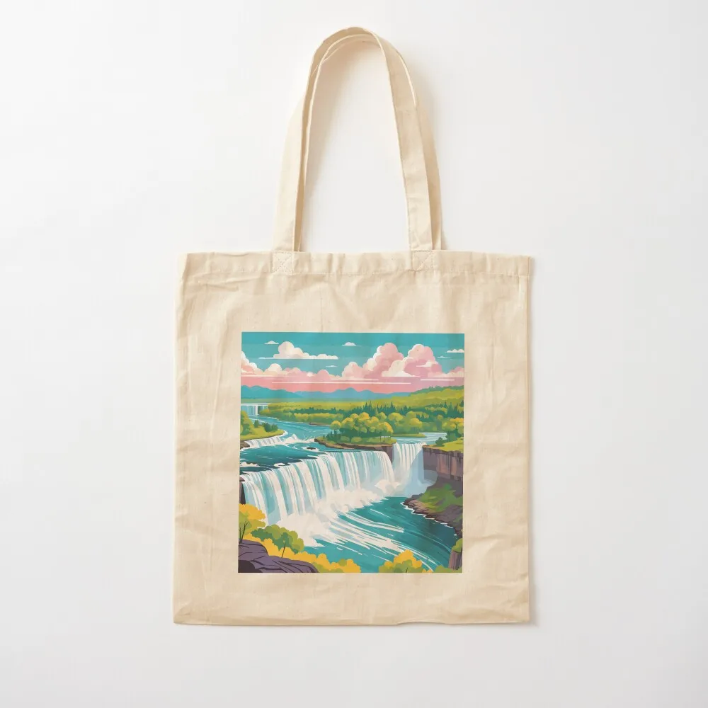 Niagara Falls Landscape Tote Bag Custom bag Women's bags tote bag women sacs de shopping
