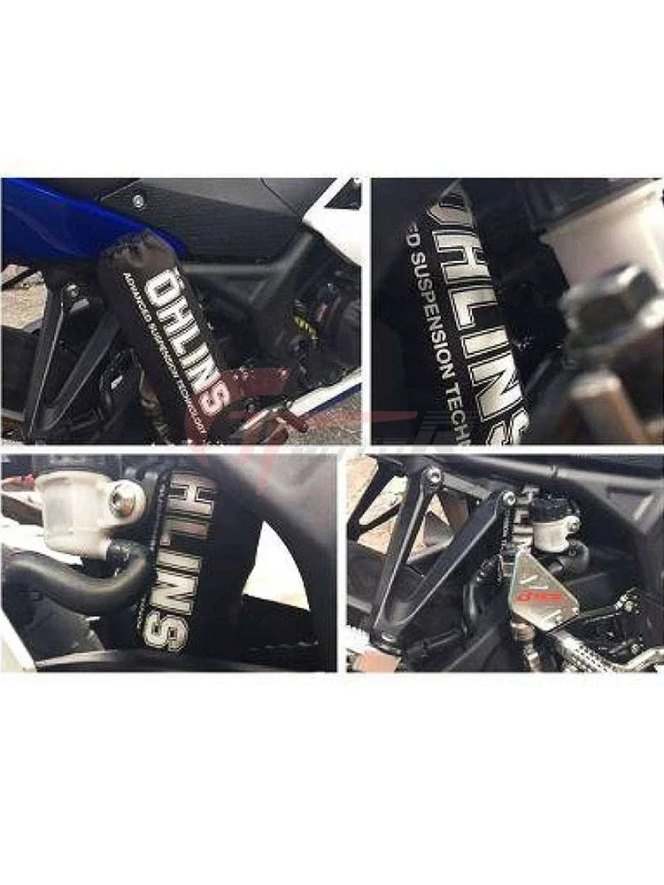 AliExpress Motorcycle 230mm Rear Fork Shock Absorber Cover Protector Guard Suspension Cover Wrap Set For Dirt Bike Pit Pro Accessories