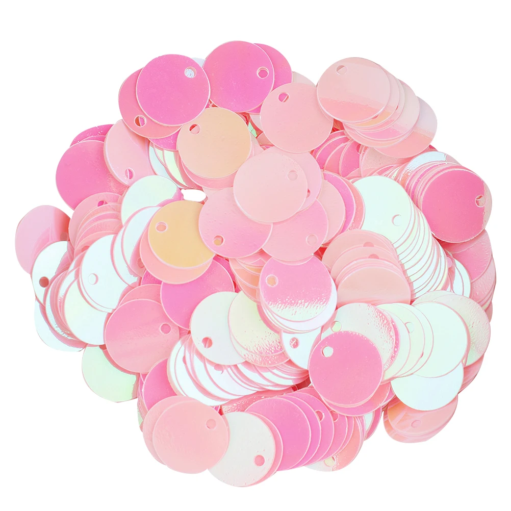 

1 Bag Plastic Sequins Round Loose Sequins For Diy Crafts Embroidery Sewing Clothing Decor Party Wedding Birthday Shower