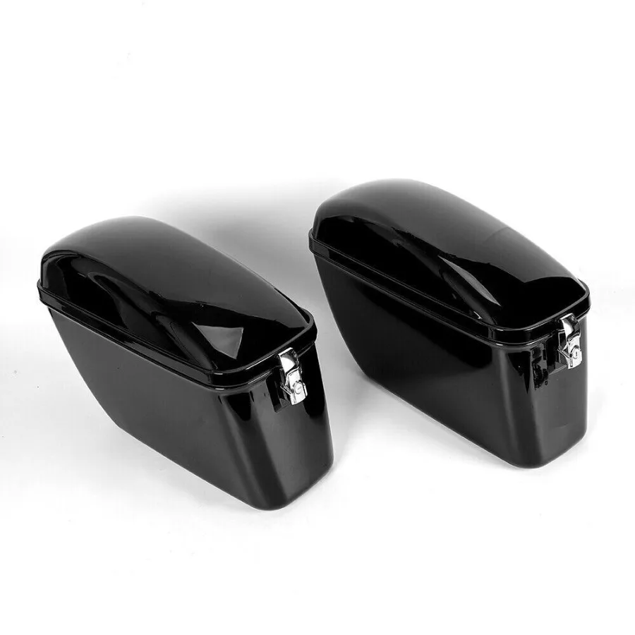 لهوندا فيوري الظل دراجة نارية الصلب جذع السرج حقيبة الأمتعة كروزر أسود جديد