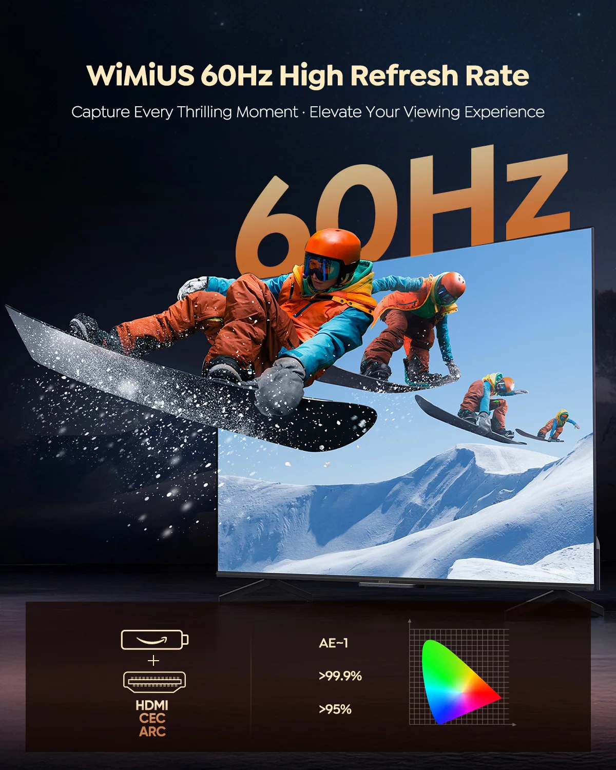 Wimius 4K 45000Lumens Smart Projectors Netflix Licensed Dolby Audio Auto Foucs Full HD 1080P High Brightness Movie Projector